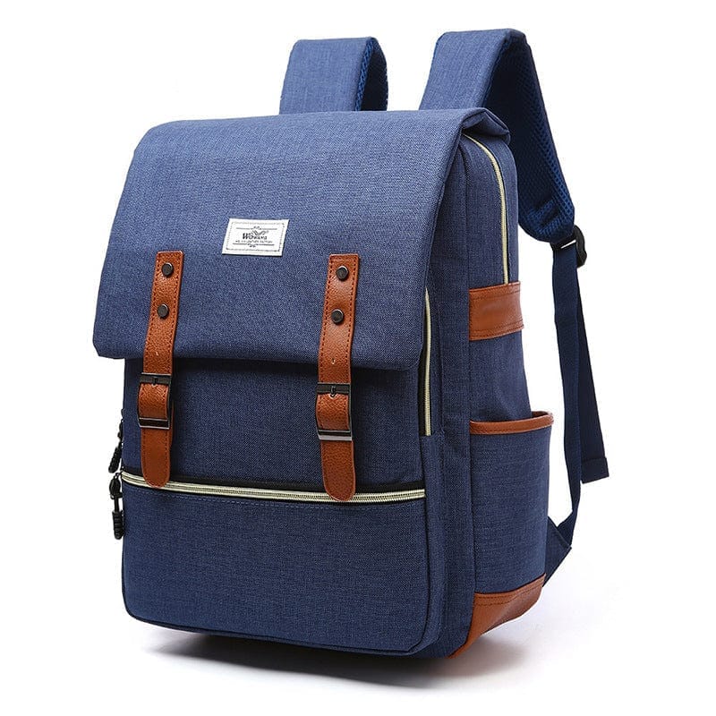 Fashion Travel Canvas Backpacks With USB Charging