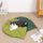 Leaf Shape Soft Cat Bed Mat Soft Crate Pad