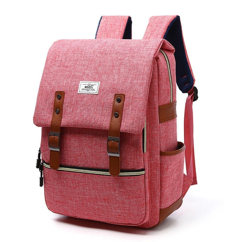 Fashion Travel Canvas Backpacks With USB Charging