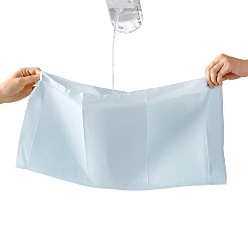 Amazon Basics Dog and Puppy Pads, Leak-proof 5-Layer Pee Pads with Quick-dry Surface for Potty Training, X-Large (28 x 34 Inches) - Pack of 40