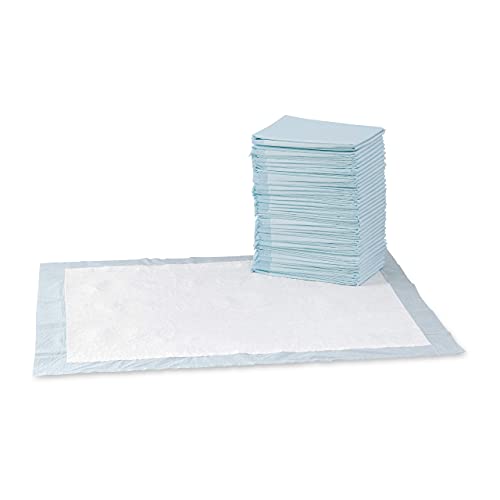 Amazon Basics Dog and Puppy Pads, Leak-proof 5-Layer Pee Pads with Quick-dry Surface for Potty Training, X-Large (28 x 34 Inches) - Pack of 40
