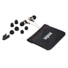 sephia SP3060 Earbuds, Wired in-Ear Headphones with Tangle-Free Cord, Noise Isolating, Bass Driven Sound, Metal Earphones, Carry Case, Ear Bud Tips