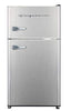 Frigidaire EFR341, 3.2 cu ft 2 Door Fridge and Freezer, Platinum Series, Stainless Steel, Double