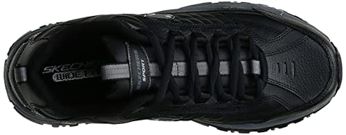 Skechers mens Energy Afterburn road running shoes, Black,6.5 2E