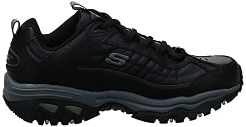 Skechers mens Energy Afterburn road running shoes, Black,6.5 2E