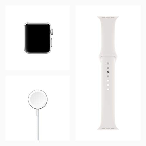 Apple Watch Series 3 (GPS, 42mm) - Silver Aluminum Case with White Sport Band