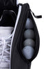 Athletico Golf Shoe Bag - Zippered Shoe Carrier Bags with Ventilation & Outside Pocket for Socks, Tees, etc. Perfect Storage (Black)