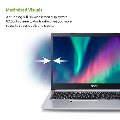 Acer Aspire 5 A515-46-R14K Slim Laptop | 15.6" Full HD IPS | AMD Ryzen 3 3350U Quad-Core Mobile Processor | 4GB DDR4 | 128GB NVMe SSD