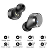 TOZO T12 Wireless Earbuds Bluetooth Headphones Premium Fidelity Sound Quality Wireless Charging Case Digital LED Intelligence Display IPX8 Waterproof Earphones Built-in Mic Headset for Sport Black