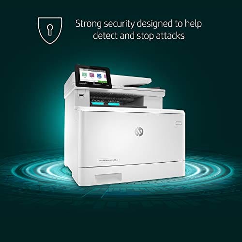 HP Color LaserJet Pro Multifunction M479fdw Wireless Laser Printer with One-Year, Next-Business Day, Onsite Warranty, Works with Alexa (W1A80A) , White