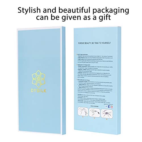 DYSILK 5 Pairs 6D Mink Eyelashes Faux Cross Fluffy Natural Look False Eyelashes Wispies Long Extension Eyelashes Pack Makeup