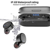 TOZO T10 Bluetooth 5.0 Wireless Earbuds with Wireless Charging Case IPX8 Waterproof Stereo Headphones in Ear Built in Mic Headset Premium Sound with Deep Bass for Sport Black