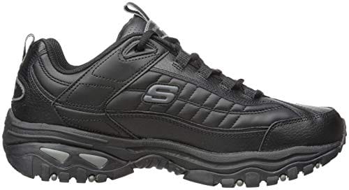 Skechers mens Energy Afterburn road running shoes, Black,6.5 2E