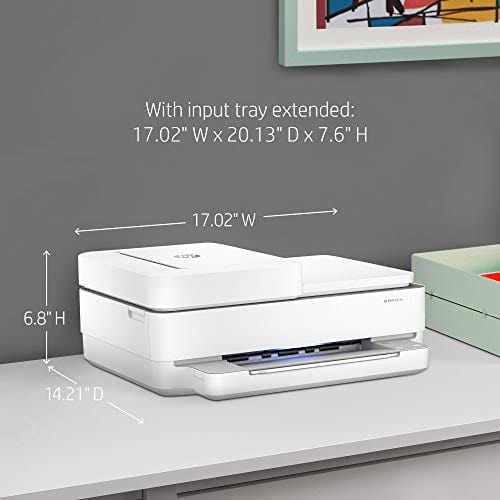 HP ENVY 6455e All-in-One Wireless Color Printer, with bonus 6 months free Instant Ink with HP+ (223R1A)