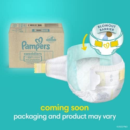 Diapers Size 4, 150 Count - Pampers Swaddlers Disposable Baby Diapers (Packaging & Prints May Vary)