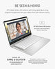 HP Chromebook 14 Laptop, Intel Celeron N4000 Processor, 4 GB RAM, 32 GB eMMC, 14” HD Display, Chrome, Lightweight Computer with Webcam and Dual Mics, Home, School, Music, Movies (14a-na0021nr, 2021)