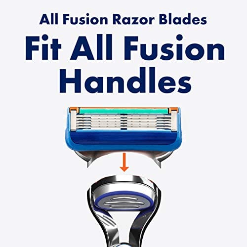Gillette Fusion Manual Men’s Razor Blade Refills, 12 Count, Mens Razors / Blades
