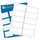 4 x 2 Rectangle Mailing Labels - Permanent, White Matte - Address, Shipping, Gift Labels - Pack of 100 Labels, 10 Sheets - Inkjet/Laser Printers - Online Labels