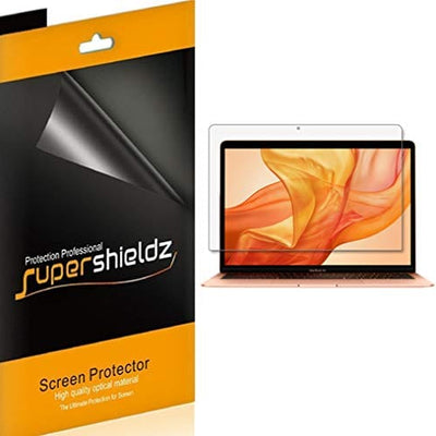 (3 Pack) Supershieldz Designed for Apple MacBook Air 13 inch (2018-2021 / M1) A1932 A2179 A2337 Touch ID Screen Protector