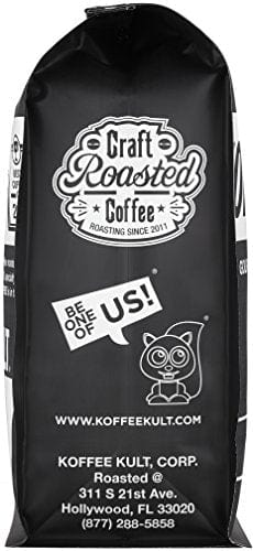 Koffee Kult Coffee Beans Dark Roasted - Highest Quality Delicious Organically Sourced Fair Trade - Whole Bean Coffee - Fresh Gourmet Aromatic Artisan Blend (32oz)