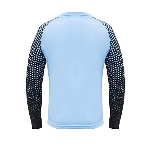 Soccer Goalie Shirt (Columbia Blue, Adult Extra Large)