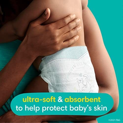 Diapers Size 4, 150 Count - Pampers Swaddlers Disposable Baby Diapers (Packaging & Prints May Vary)