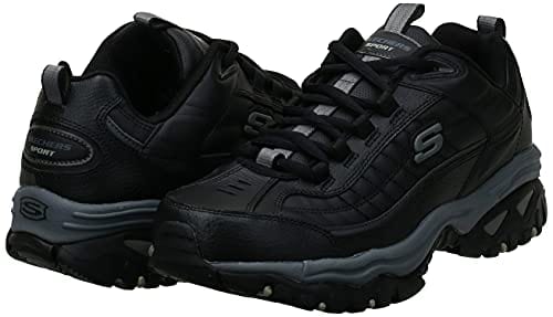 Skechers mens Energy Afterburn road running shoes, Black,6.5 2E
