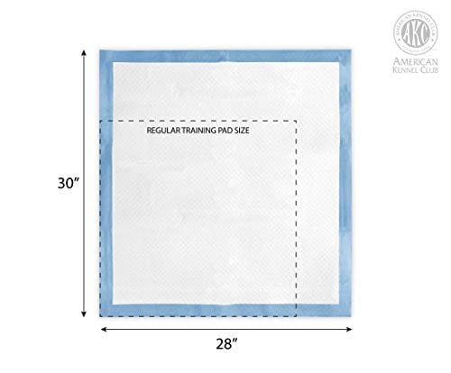 American Kennel Club 50 Count X-Large Training Pads, 30-Inch by 28-Inch