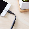 Amazon Basics Lightning to 3.5 mm Headphone Jack Adapter, MFi Certified Compatible for Apple iPhone/iPad/iPod - Black
