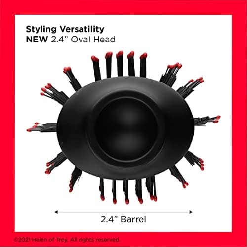 REVLON One-Step Volumizer PLUS 2.0 Hair Dryer and Hot Air Brush, Black