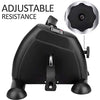 Mini Exercise Bike, Under Desk Bike Pedal Exerciser Portable Foot Cycle Arm & Leg Peddler Machine with LCD Screen Displays