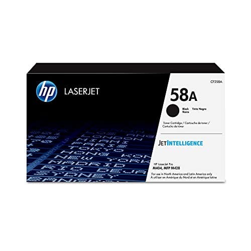 HP 58A | CF258A | Toner Cartridge | Black | Works with HP LaserJet Pro M404 series, M428 series