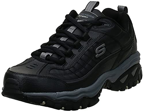 Skechers mens Energy Afterburn road running shoes, Black,6.5 2E