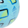 adidas MLS Club Soccer Ball, Samba Blue/Solar Green/Black/Glory Blue, 5