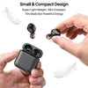 TOZO T6 True Wireless Earbuds Bluetooth Headphones Touch Control with Wireless Charging Case IPX8 Waterproof Stereo Earphones in-Ear Built-in Mic Headset Premium Deep Bass for Sport Black