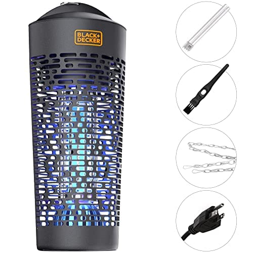 BLACK+DECKER Bug Zapper- Mosquito Repellent & Fly Traps for Indoors