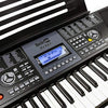 RockJam 61 Key Keyboard Piano With LCD Display Kit, Keyboard Stand, Piano Bench, Headphones, Simply Piano App & Keynote Stickers