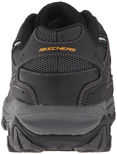 Skechers mens Afterburn M. Fit fashion sneakers, Black, 6.5 US