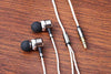 sephia SP3060 Earbuds, Wired in-Ear Headphones with Tangle-Free Cord, Noise Isolating, Bass Driven Sound, Metal Earphones, Carry Case, Ear Bud Tips