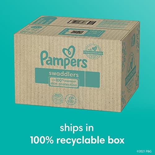 Diapers Size 4, 150 Count - Pampers Swaddlers Disposable Baby Diapers (Packaging & Prints May Vary)