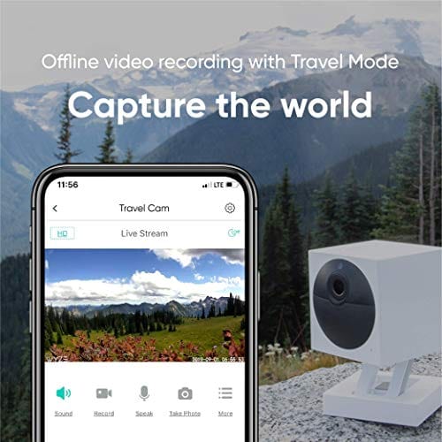 WYZE Cam Outdoor Starter Bundle (Includes Base Station and 1 Camera), 1080p HD Indoor/Outdoor Wire-Free Smart Home Camera