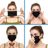 ZTANPS Face Mask,Pack of 50 Black Disposable Face Mask for Men & Women (Black)