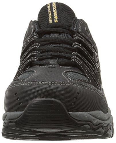 Skechers mens Afterburn M. Fit fashion sneakers, Black, 6.5 US