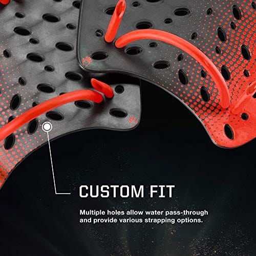 Speedo Unisex-Adult Swim Training Power Plus Paddles White, X-Large