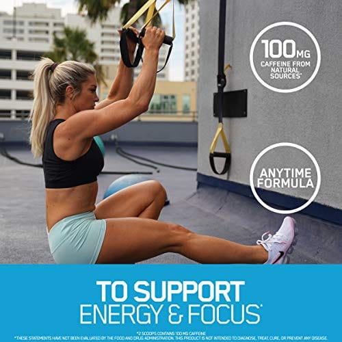 Optimum Nutrition Amino Energy + Electrolytes - Pre Workout, BCAAs, Amino Acids, Keto Friendly, Energy Powder - Pineapple Twist, 30 Servings