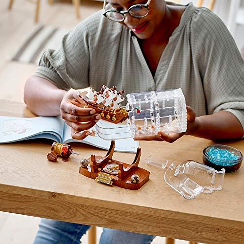 LEGO Ideas Ship in a Bottle 92177 Expert Building Kit, Snap Together Model Ship, Collectible Display Set and Toy for Adults (962 Pieces)