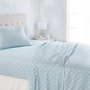 Amazon Basics Lightweight Super Soft Easy Care Microfiber Sheet Set with 14" Deep Pockets - Twin, Aqua Fern