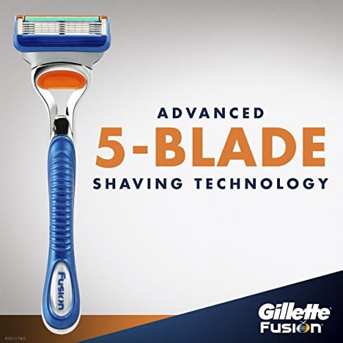 Gillette Fusion Manual Men’s Razor Blade Refills, 12 Count, Mens Razors / Blades