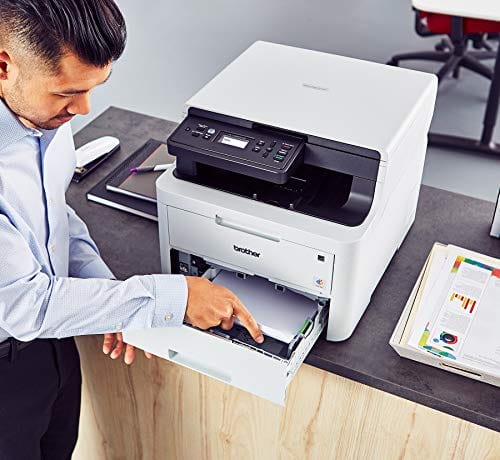 Brother HL-L3290CDW Compact Digital Color Printer Providing Laser Printer Quality Results with Convenient Flatbed Copy & Scan, Wireless Printing and Duplex Printing, Amazon Dash Replenishment Ready