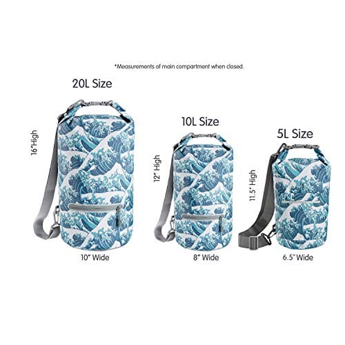 Skog Å Kust DrySak Waterproof Dry Bag | 5L Waves